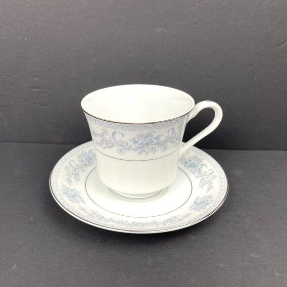 Set of 6 Mikasa Fine China Tea Cup & Saucer Duos – “Dresden Rose” L9009 – Japan - Picture 3 of 13